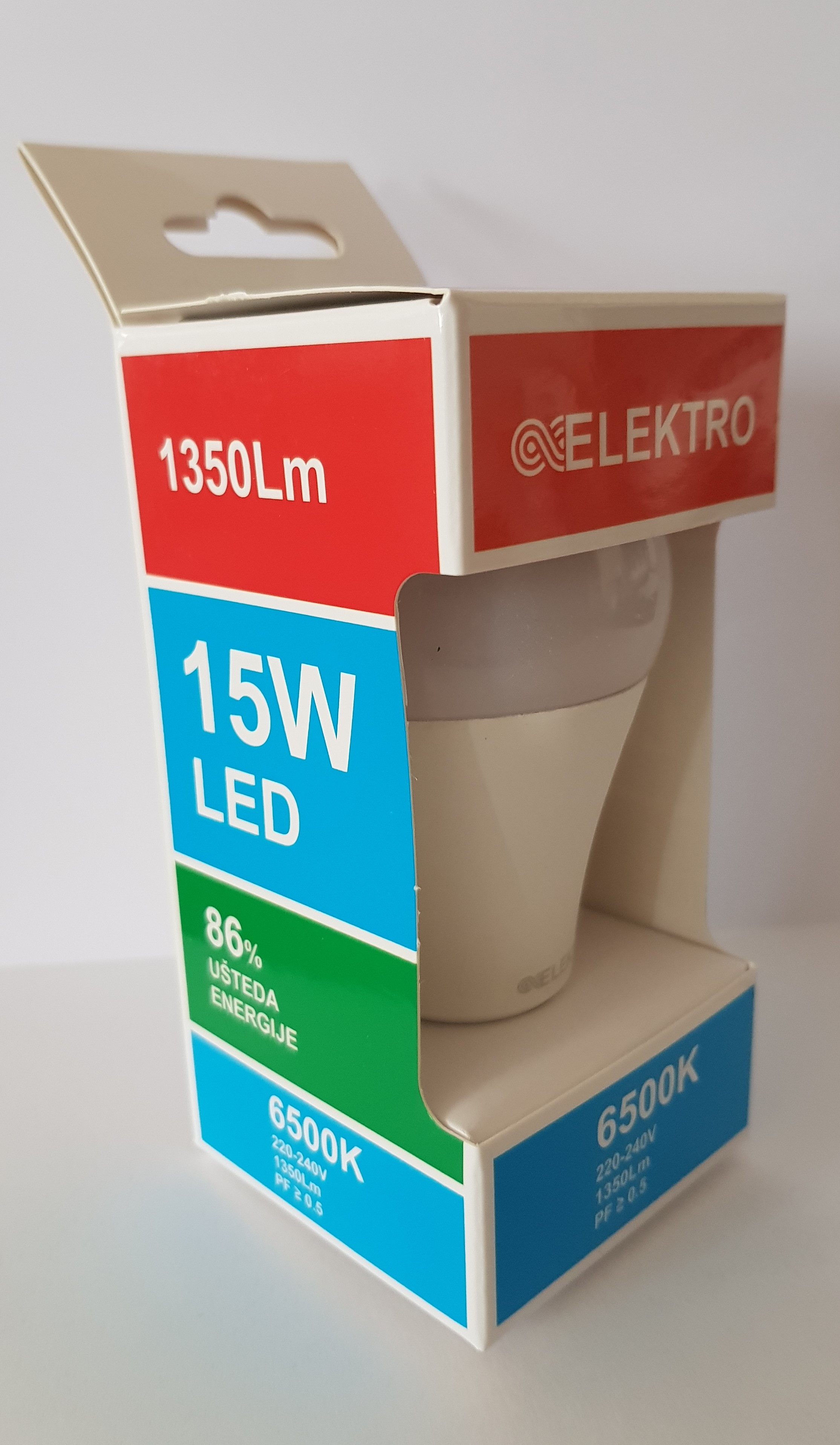 Слика од продуктот ELEKTRO A60 15W 1350LM 6500K